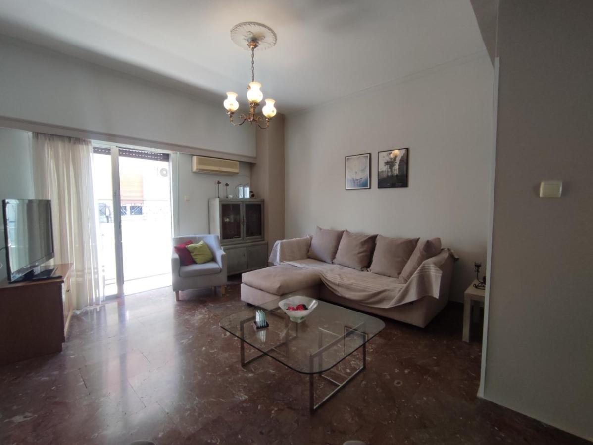 2 Br110 Sqm Free Parking Full Clima Apartment Patras Ngoại thất bức ảnh