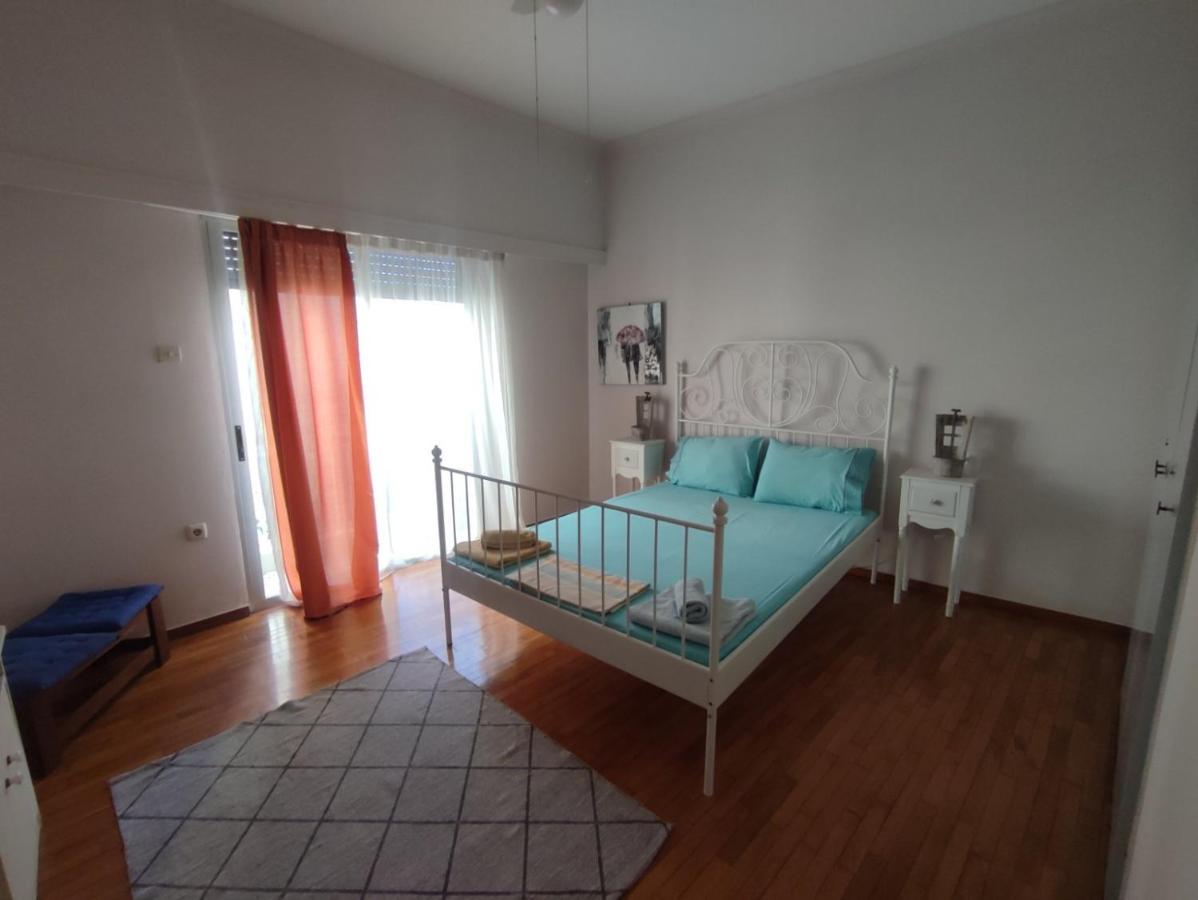 2 Br110 Sqm Free Parking Full Clima Apartment Patras Ngoại thất bức ảnh